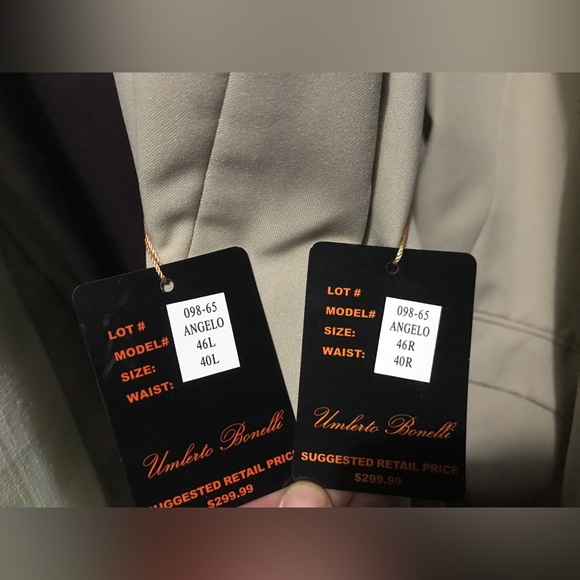 Umberio Bonelli Brand New With Tag 2-Piece Suit - Picture 2 of 11